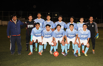 SELECCION SUB 17 DE LA ASOC. HISTORICA DE MAIPU EMPATO CON LAS CONDES Y PASO A LA TERCERA FASE