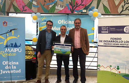 Proyecto Domo Sustentable ganó Fondo de Desarrollo Local Premio Henri Nestlé en Maipú. Incluye un Taller de Educación Ambiental