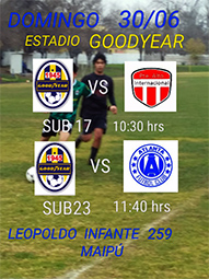 PARTIDOS EN CANCHA GOODYEAR