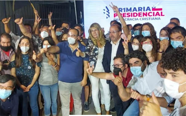 PRIMARIAS DC: GANA UNDURRAGA EN MAIPU Y RINCON DOBLA A NIVEL NACIONAL