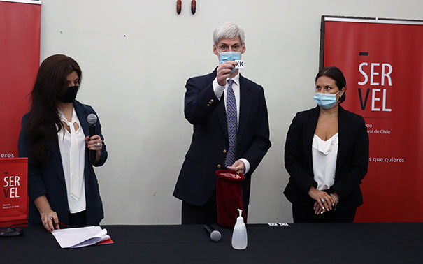 Sorteo del orden de las listas declaradas para elecciones de abril de 2021