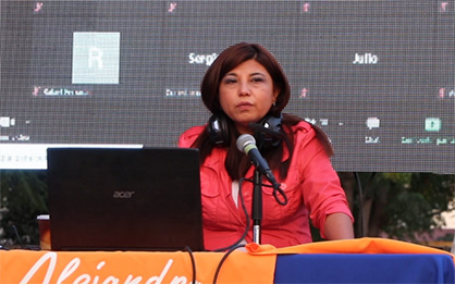 ESTAMOS A TRES PUNTOS DE OBTENER NUESTRO OBJETIVO, DIJO ALEJANDRA BUSTAMANTE