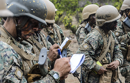 Alumnos de la Escuela de Suboficiales realizan instrucción en terreno