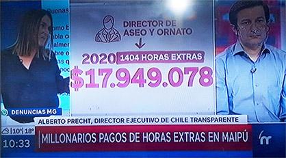 REPORTAJE HORAS ESTRAORDINARIAS EN MUNICIPALIDAD DE MAIPU