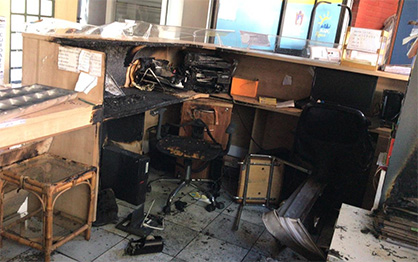 INCENDIO DEL COSAM OBLIGO A DERIVACIONES AL COSAM DE RAMON FREIRE