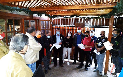 PINCHEIRA SE REUNE CON DIRIGENTES CULTURALES Y DEPORTIVOS