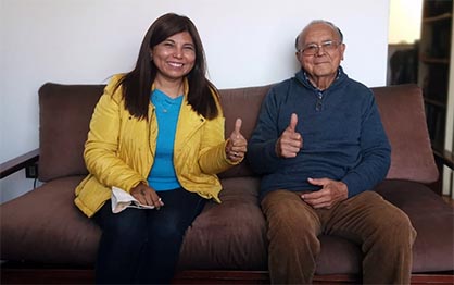 REENCUENTRO EN LA CUMBRE H. SILVA- A. BUSTAMANTE   