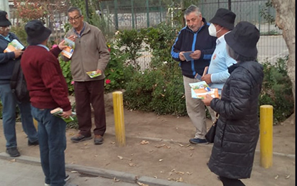 PARTIDO SOCIALISTA EN PUERTA A PUERTA POR BUSTAMANTE