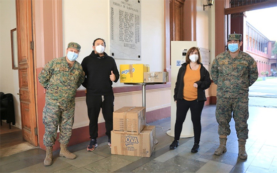 El Museo Histórico y Militar de Chile participa en campaña solidaria en ayuda a los vecinos del Barrio Dieciocho