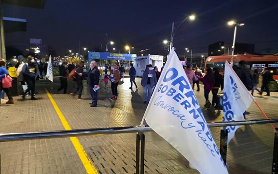 COMANDO ORREGO CIERRA CAMPAÑA EN MAIPU