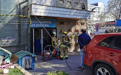 ALARMA DE INCENDIO EN EL TEATRO-MAIPU