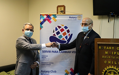 CAMBIO DE MANDO EN EL ROTARY MAIPU