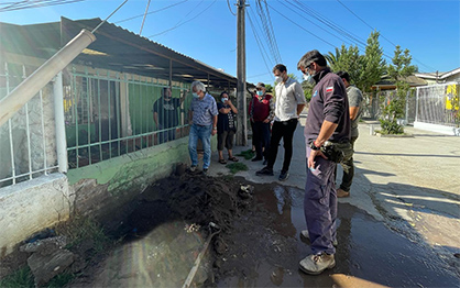 REPARAN FILTRACIONES DE AGUA EN VILLA ENCALADA