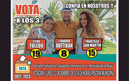CON 11 PUNTOS DE CAMPAÑA BUSCAN UN CUPO EN DIRECTORIO STH