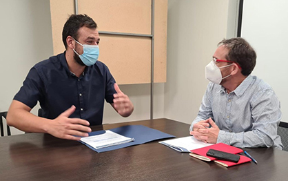 ALCALDE SE REUNE CON FUTURO MINISTRO DE OOPP