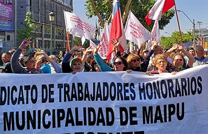 MAIPU: TRABAJADORES A HONORARIOS EN ESTADO DE ALERTA.