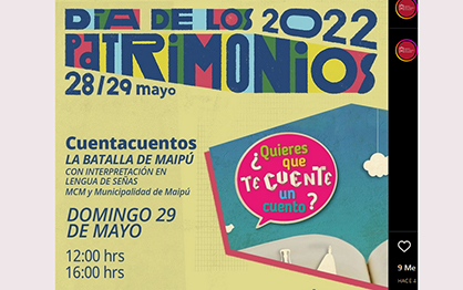 DIA DEL PATRIMONIO EN EL MUSEO DEL CARMEN DE MAIPUI
