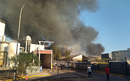 INCENDIO EN LA BODEGA CIC