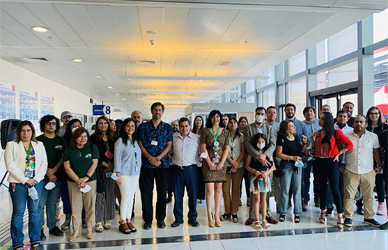 FISCALES ARMAN ARBOL DE NAVIDAD EN HOSPITAL EL CARMEN