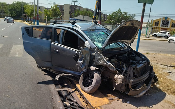 CHOQUE EN VESPUCIO CON LAS GOLONDRINAS