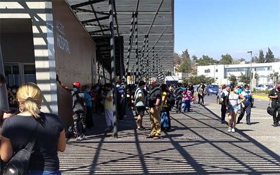 ALARMA POR LLAMAS EN EL INTERIOR DEL HOSPITAL