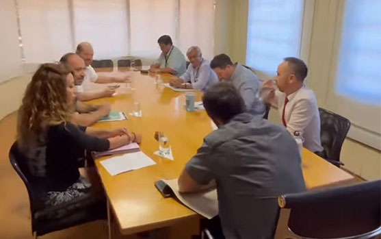 STH-MAIPU ES RECIBIDO POR EL ALCALDE VODANOVIC