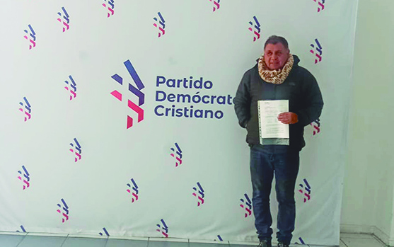 ¿FIN A LA CRISIS? PINCHEIRA ES EL PRESIDENTE DEL PDC EN MAIPU.