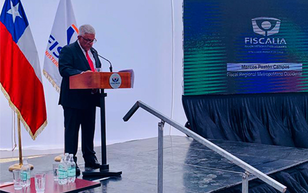 Marcos Pastén Campos asume como Fiscal Regional Metropolitano Occidente