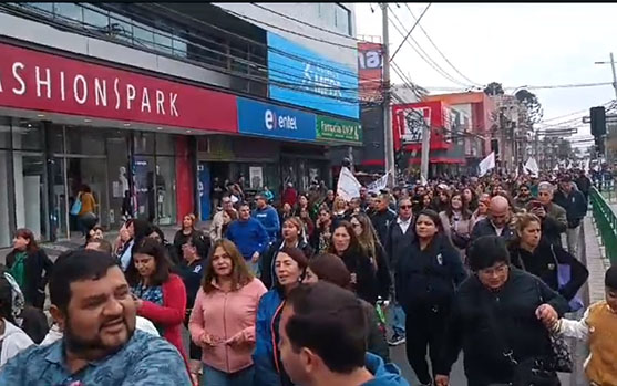 EXITOSO PARO COMUNAL DE TRABAJADORES MUNICIPALES