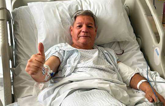                PREOCUPACION CIUDADANA POR INFARTO DE EX CONCEJAL JARA