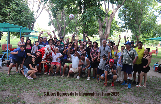 CLUB DEPORTIVO “LOS HEROES” DA LA BIENVENIDA AL AÑO 2025