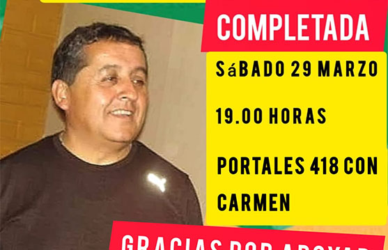 JORNADA SOLIDARIA: “APOYANDO AL TINO”