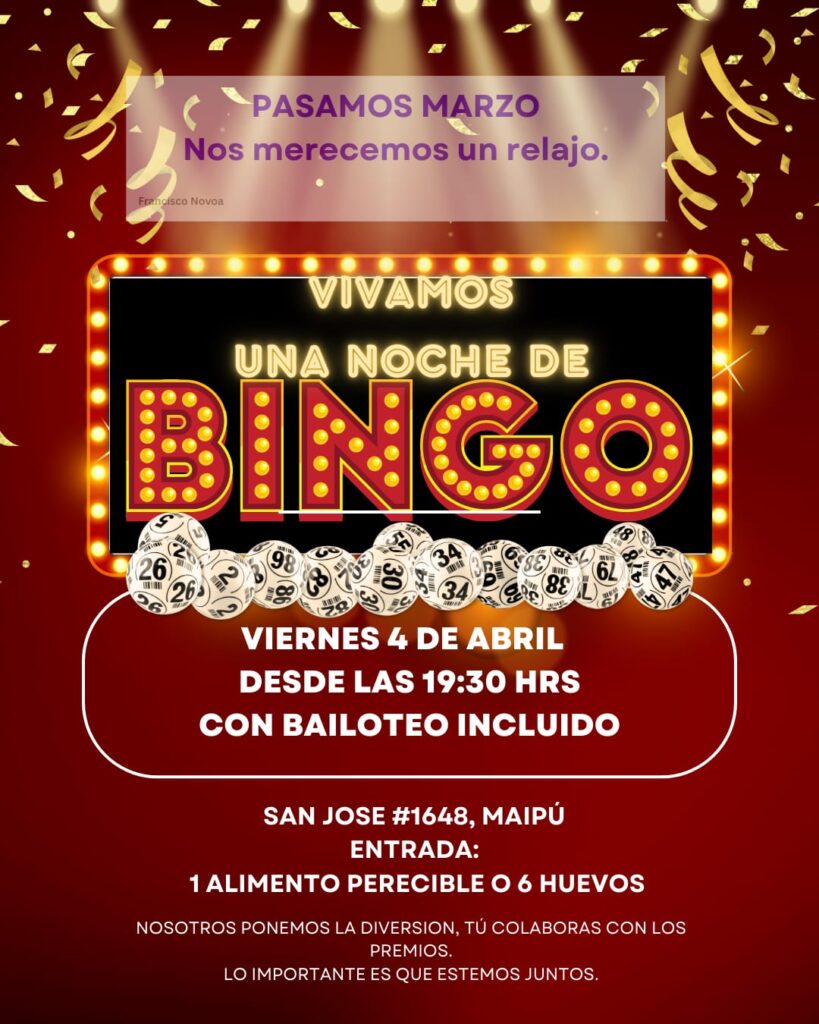 “ORGULLOSOS DE SER DC” CONVOCA A BINGO SOLIDARIO