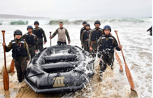 En centros de instrucción se forman dragoneantes y cabos