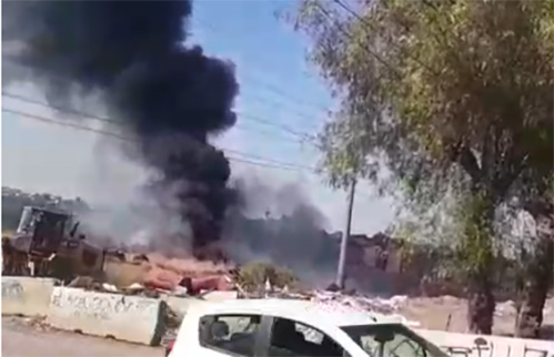 INCENDIO DE PASTIZALES EN ALASKA