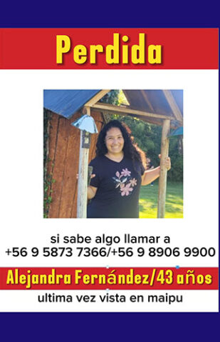 PERSONA  EXTRAVIADA