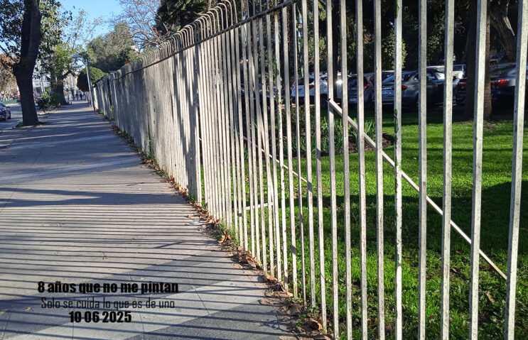 ¿CUÁNDO SE PINTARÁ LA REJA PERISFERICA DE ALCALDIA?